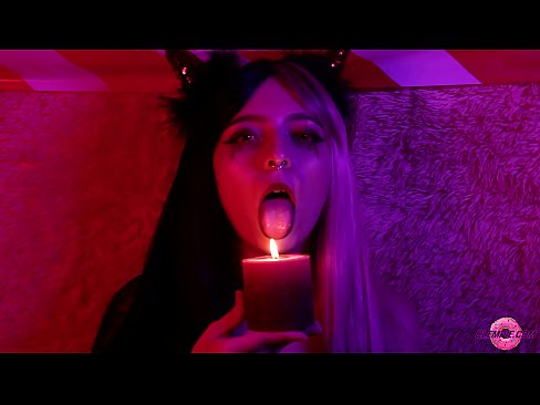 ❤️ Passionate Blowjob e tsoang ho Sexy Succubus e nang le Phethahatso ea Molomo ❤️ ﹏